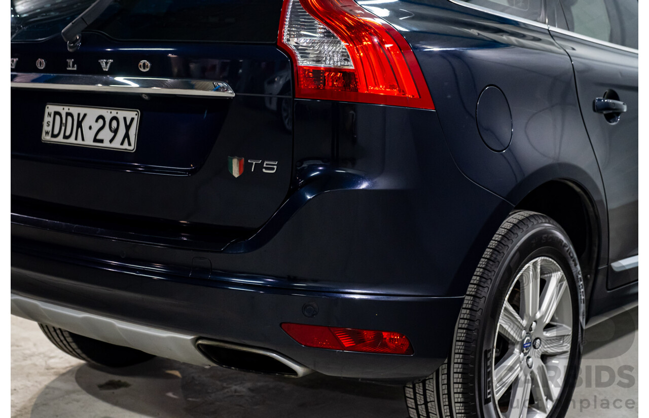02/2016 Volvo XC60 T5 Luxury DZ MY16 4D Wagon Magic Blue Metallic Turbo 2.0L