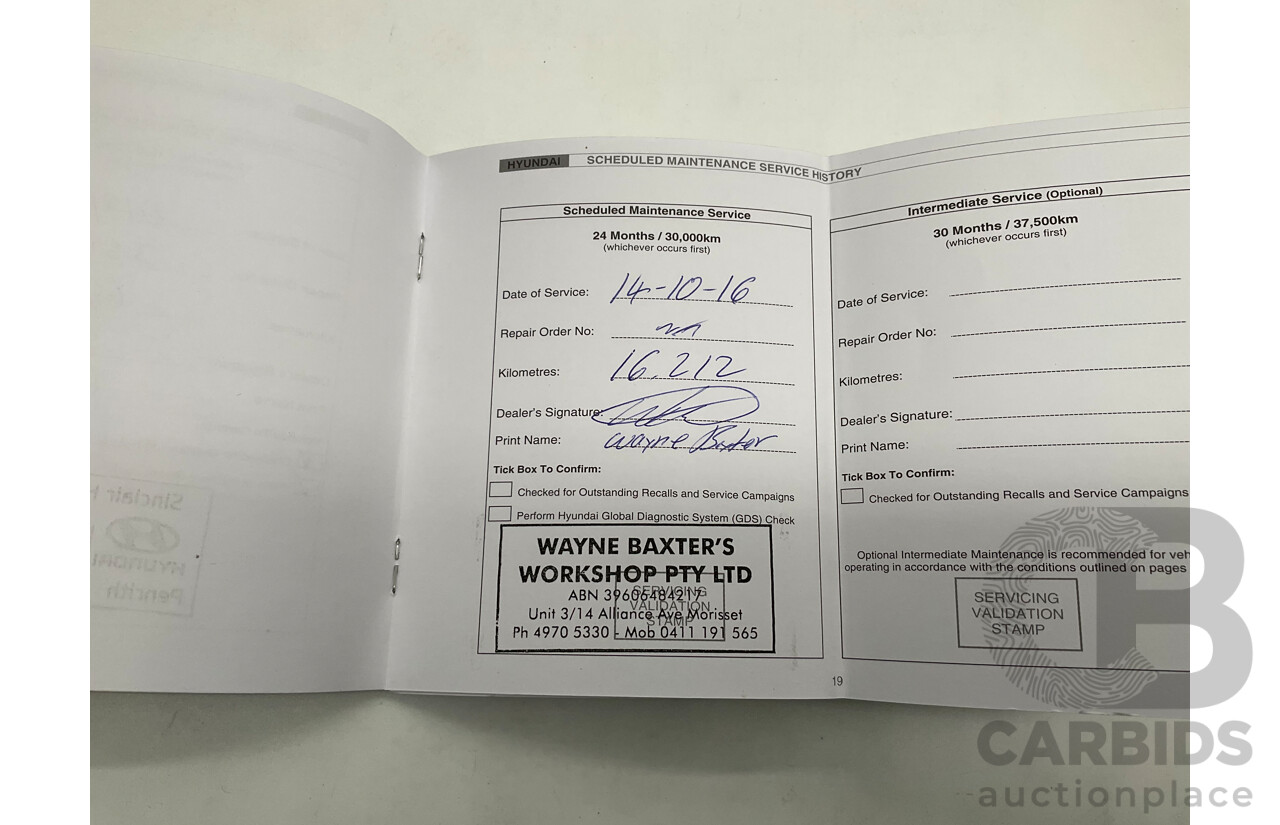 8/2014 Hyundai Ix35 SE LM SERIES II 4d Wagon Red 2.0L