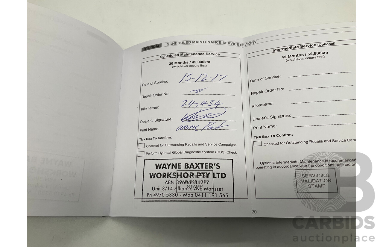 8/2014 Hyundai Ix35 SE LM SERIES II 4d Wagon Red 2.0L