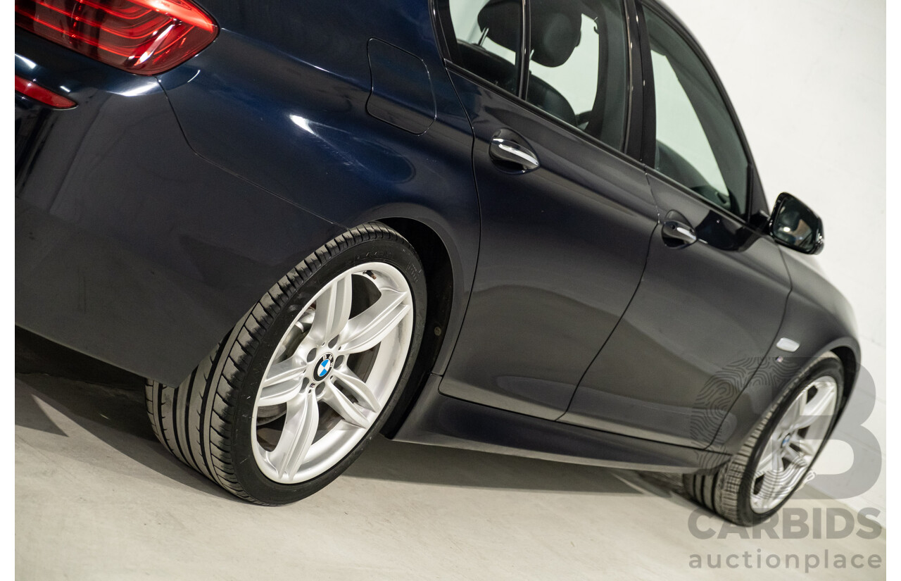 02/2016 BMW 520d M-Sport F10 MY17 4d Sedan Black Turbo Diesel 2.0L