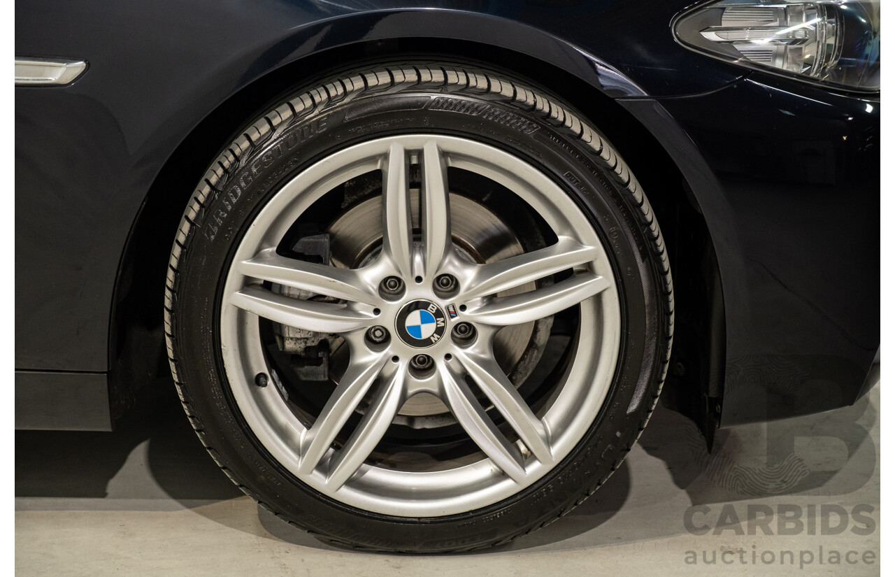 02/2016 BMW 520d M-Sport F10 MY17 4d Sedan Black Turbo Diesel 2.0L
