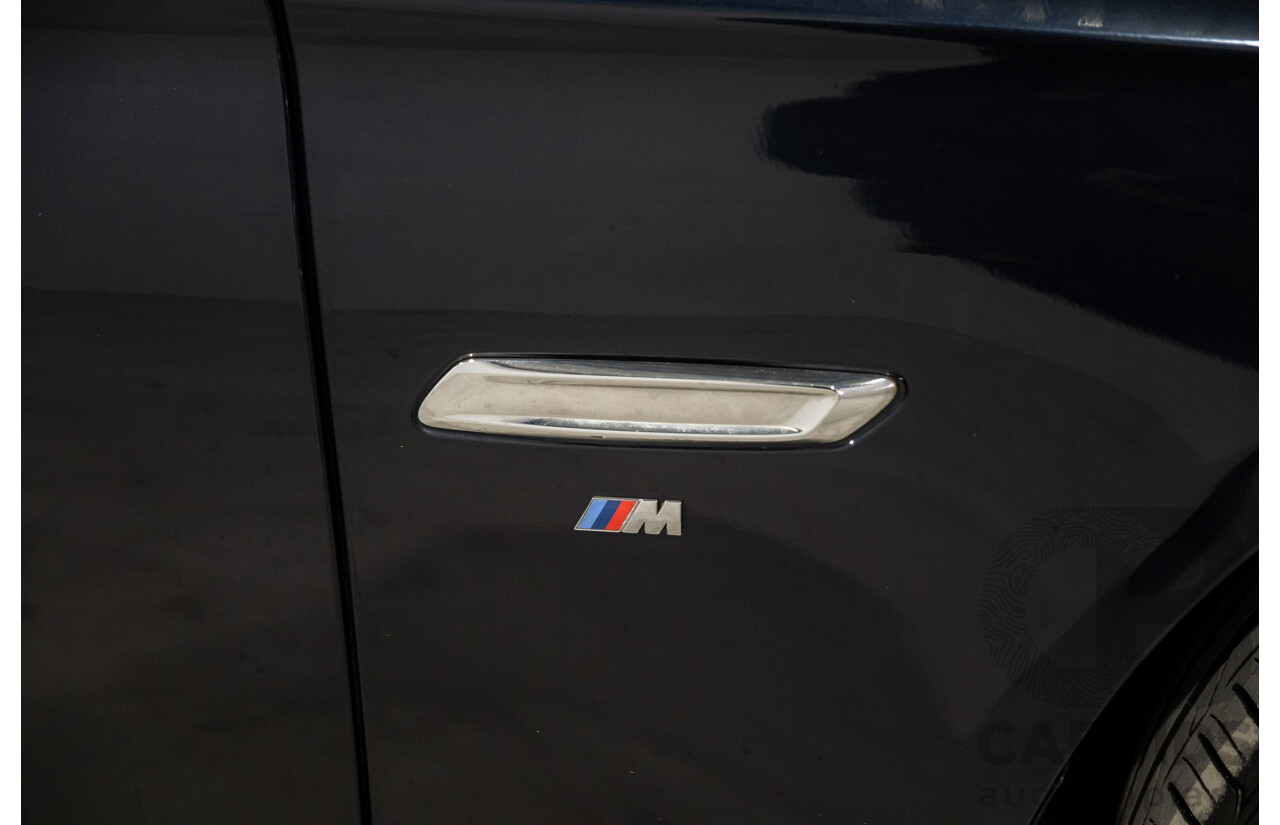 02/2016 BMW 520d M-Sport F10 MY17 4d Sedan Black Turbo Diesel 2.0L