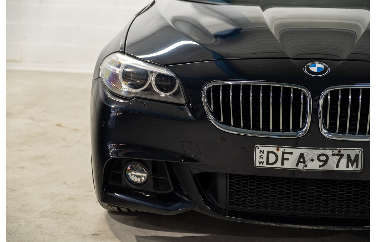 02/2016 BMW 520d M-Sport F10 MY17 4d Sedan Black Turbo Diesel 2.0L