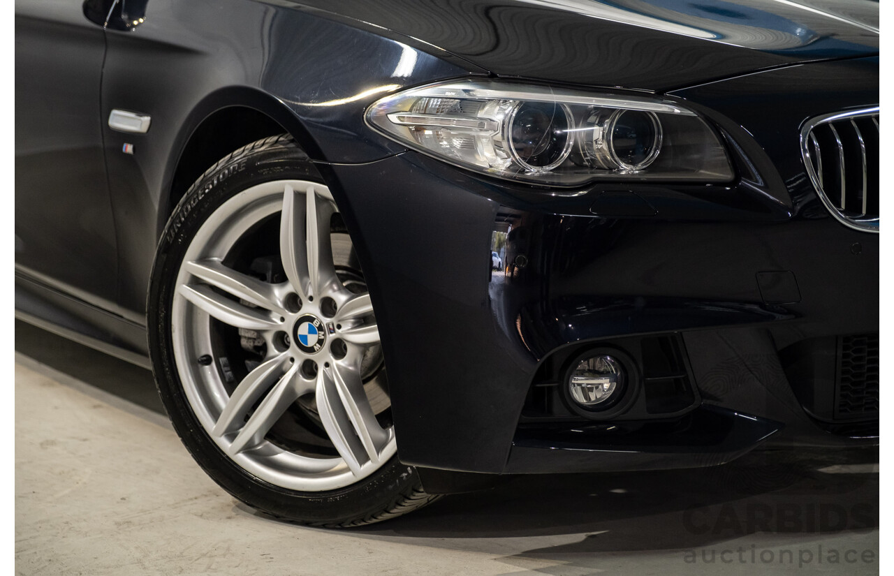 02/2016 BMW 520d M-Sport F10 MY17 4d Sedan Black Turbo Diesel 2.0L
