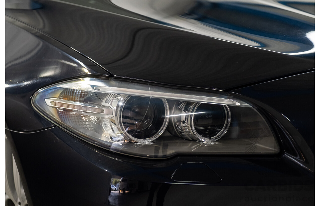 02/2016 BMW 520d M-Sport F10 MY17 4d Sedan Black Turbo Diesel 2.0L