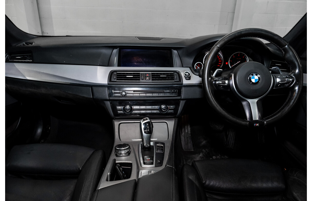 02/2016 BMW 520d M-Sport F10 MY17 4d Sedan Black Turbo Diesel 2.0L