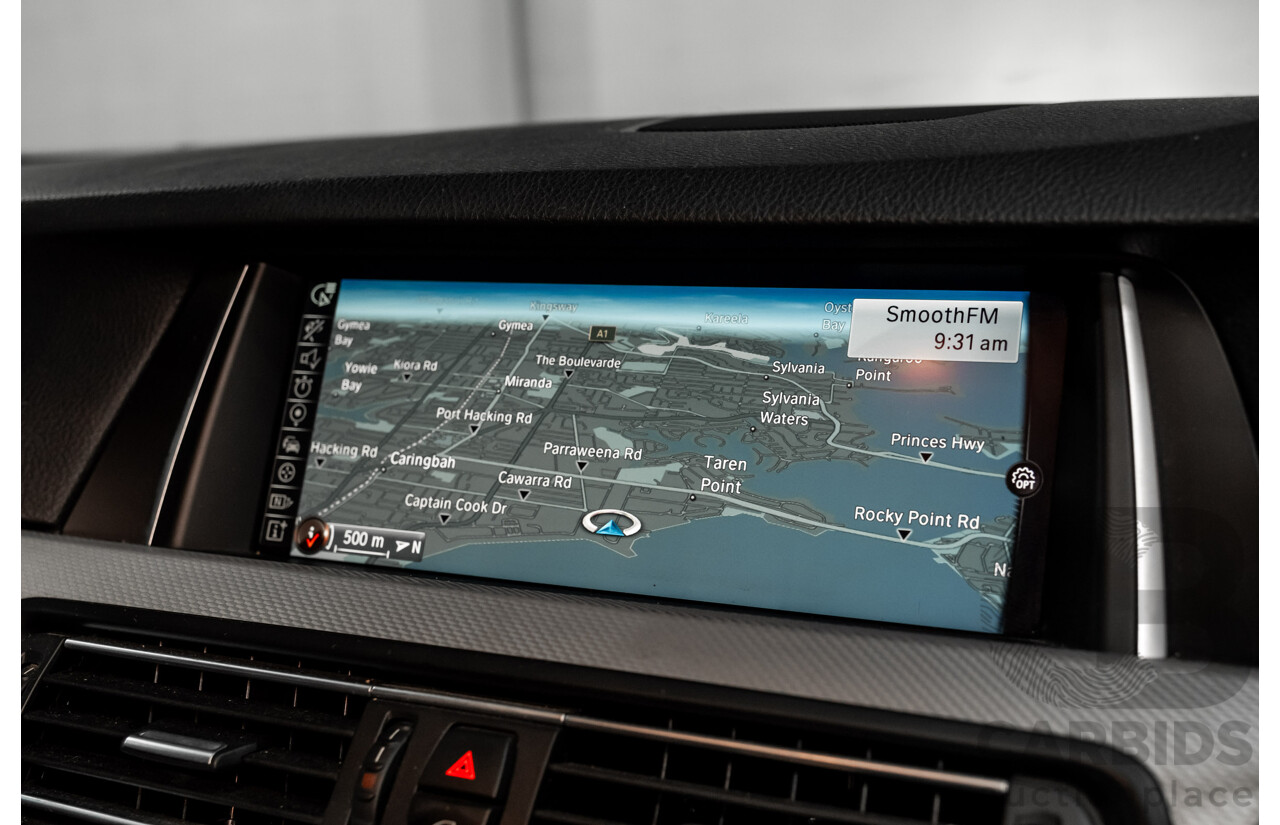 02/2016 BMW 520d M-Sport F10 MY17 4d Sedan Black Turbo Diesel 2.0L