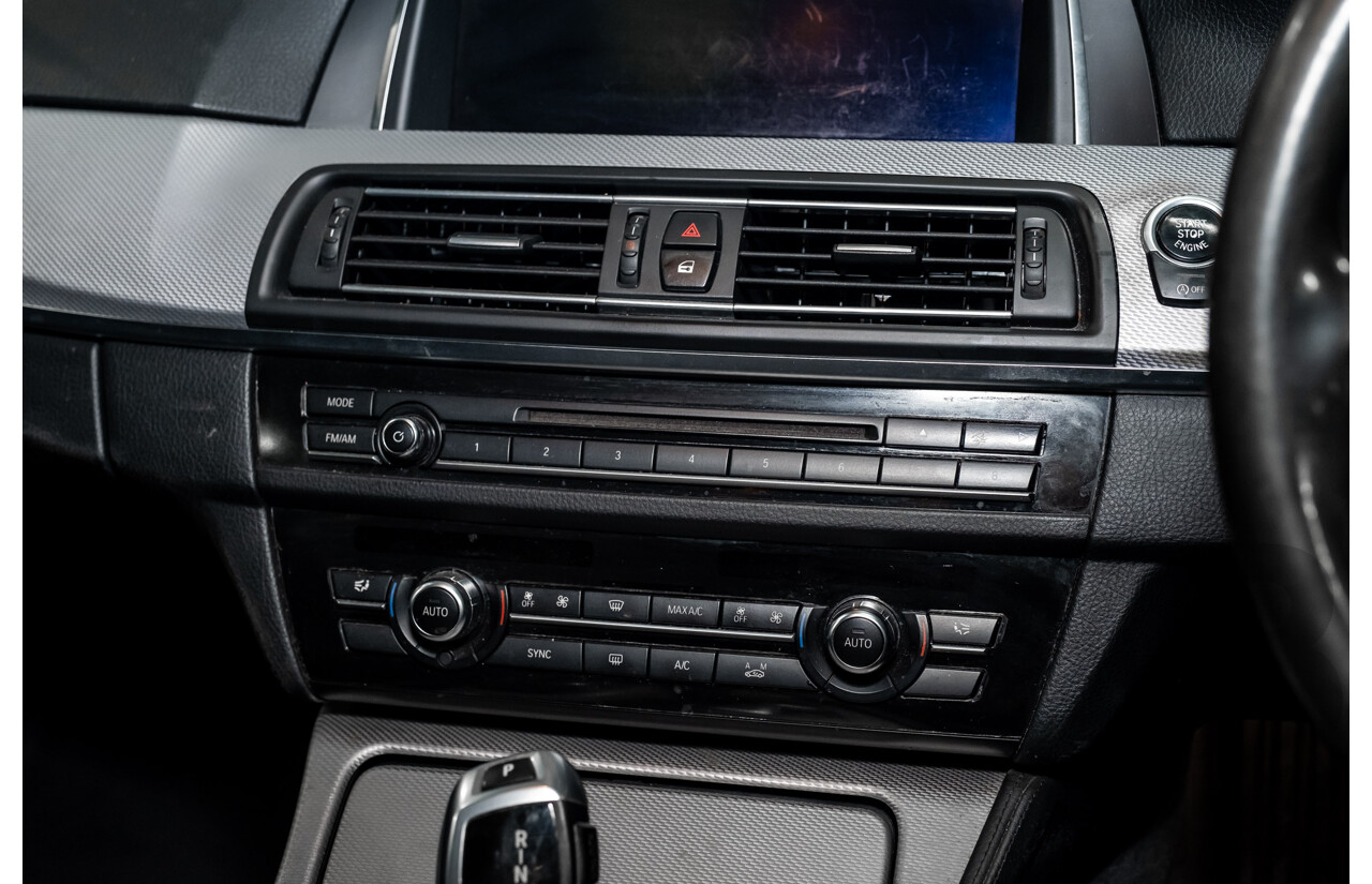 02/2016 BMW 520d M-Sport F10 MY17 4d Sedan Black Turbo Diesel 2.0L