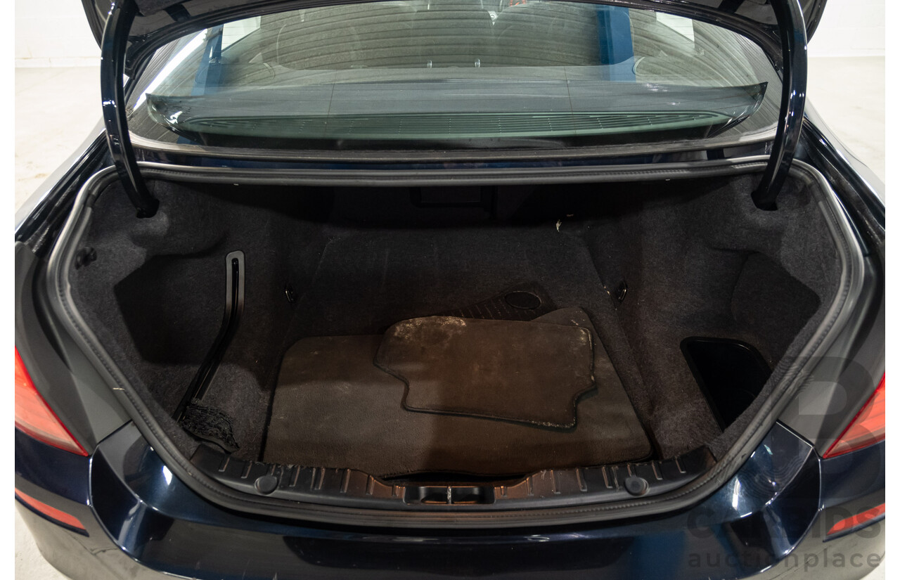 02/2016 BMW 520d M-Sport F10 MY17 4d Sedan Black Turbo Diesel 2.0L