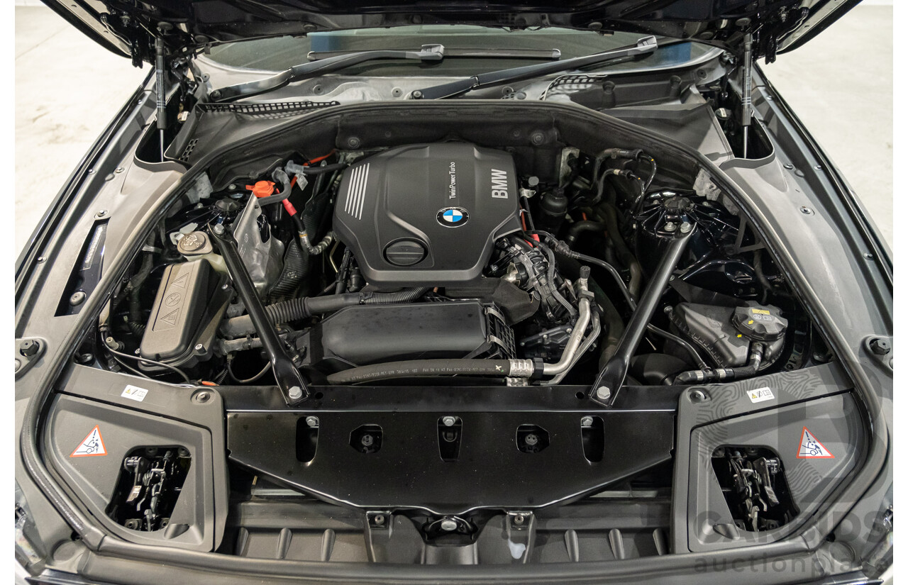 02/2016 BMW 520d M-Sport F10 MY17 4d Sedan Black Turbo Diesel 2.0L