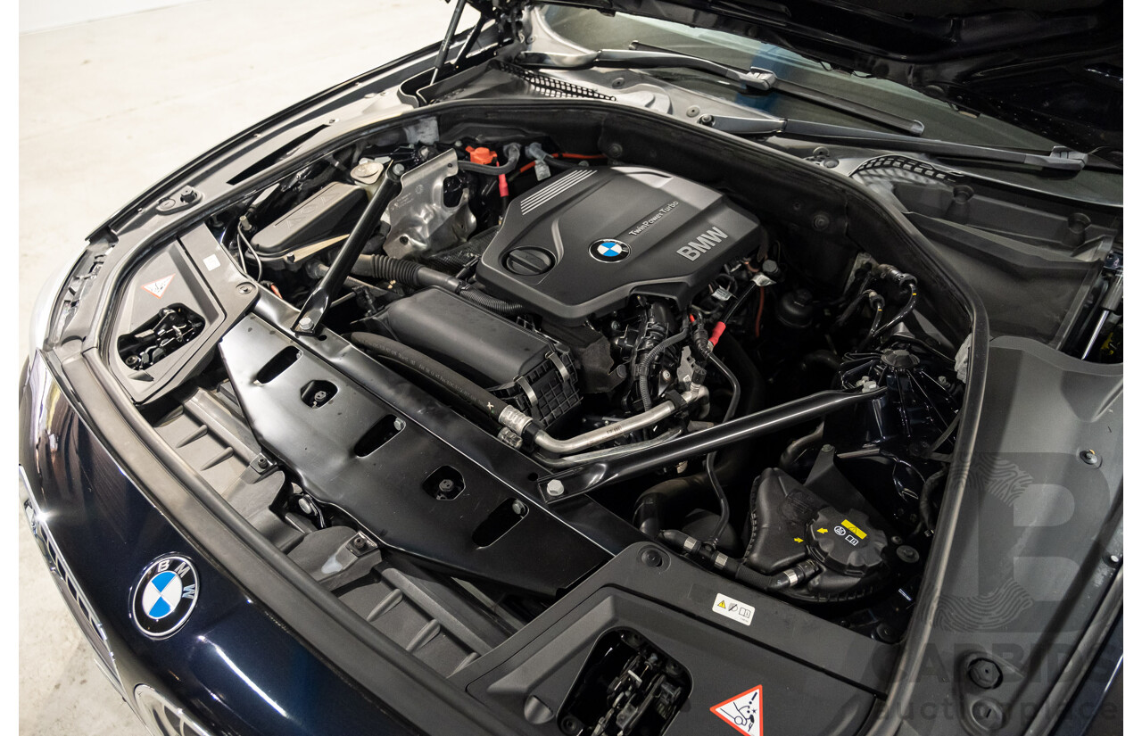 02/2016 BMW 520d M-Sport F10 MY17 4d Sedan Black Turbo Diesel 2.0L