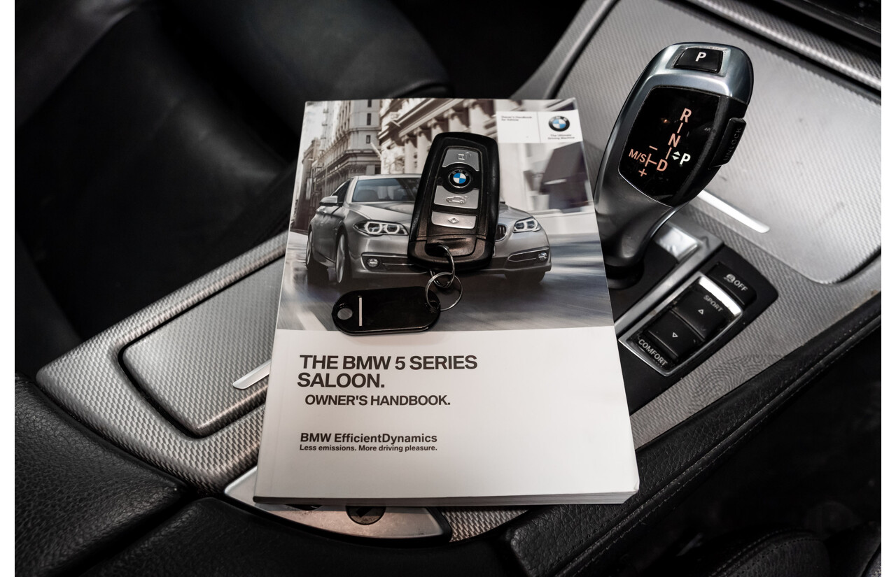 02/2016 BMW 520d M-Sport F10 MY17 4d Sedan Black Turbo Diesel 2.0L