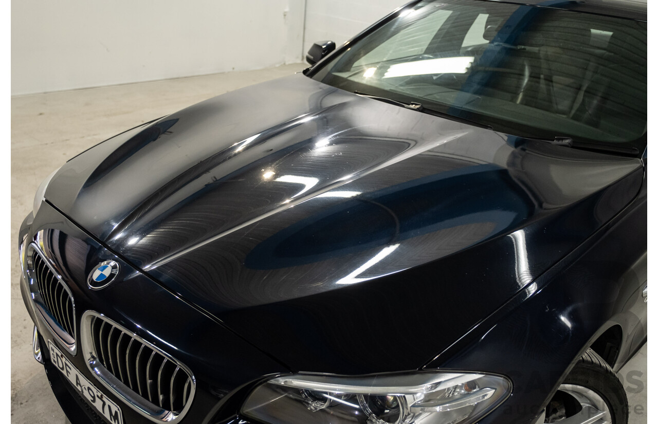 02/2016 BMW 520d M-Sport F10 MY17 4d Sedan Black Turbo Diesel 2.0L