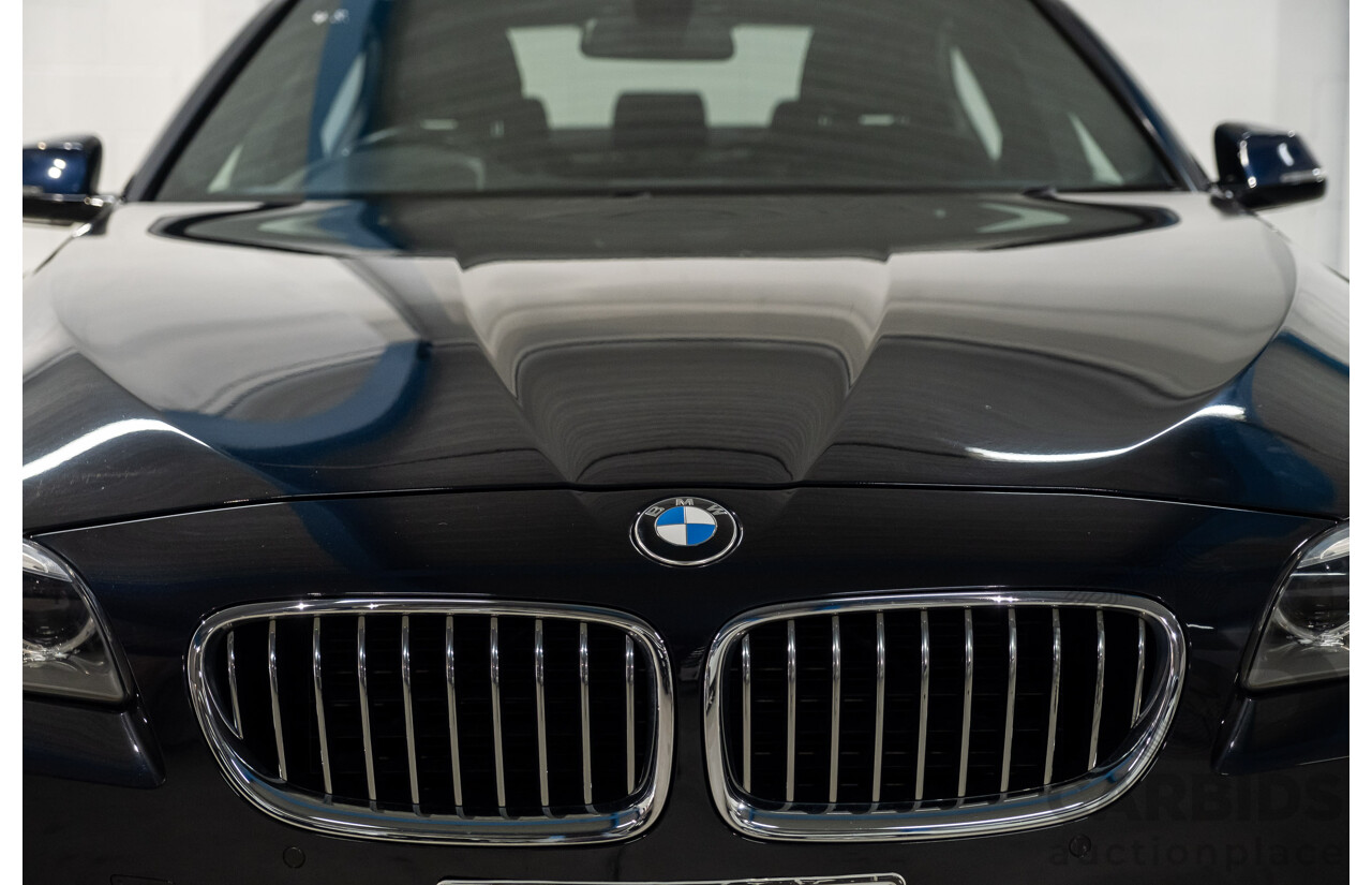 02/2016 BMW 520d M-Sport F10 MY17 4d Sedan Black Turbo Diesel 2.0L
