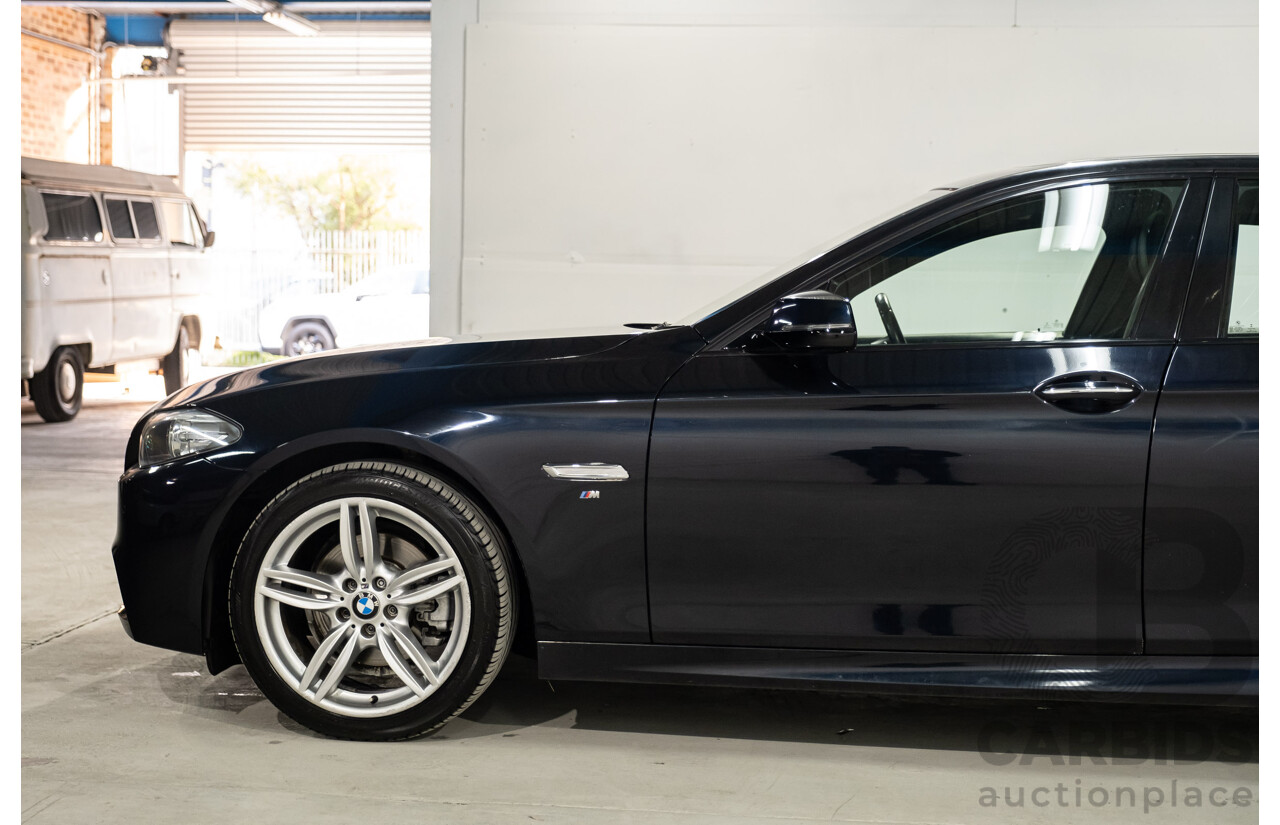 02/2016 BMW 520d M-Sport F10 MY17 4d Sedan Black Turbo Diesel 2.0L