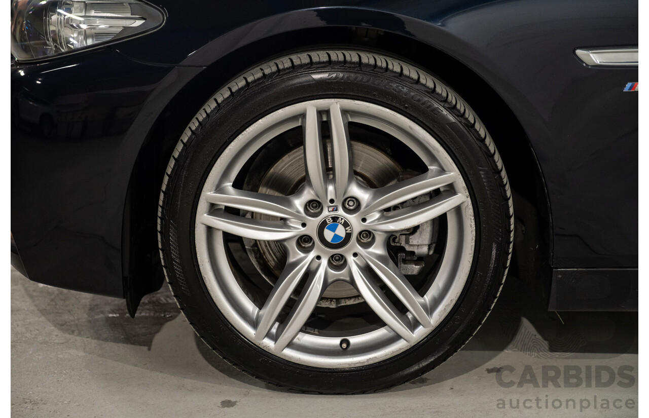 02/2016 BMW 520d M-Sport F10 MY17 4d Sedan Black Turbo Diesel 2.0L