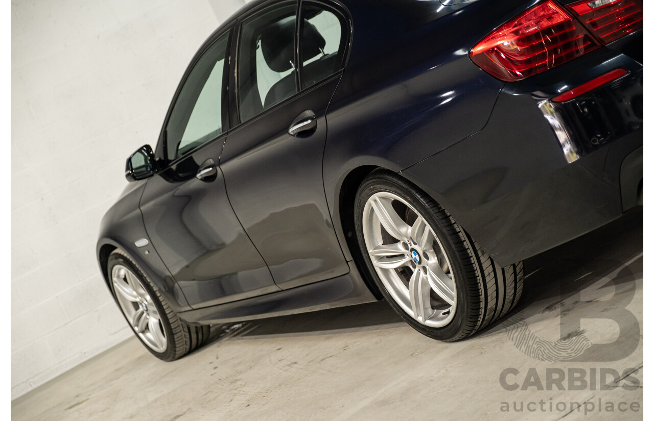 02/2016 BMW 520d M-Sport F10 MY17 4d Sedan Black Turbo Diesel 2.0L