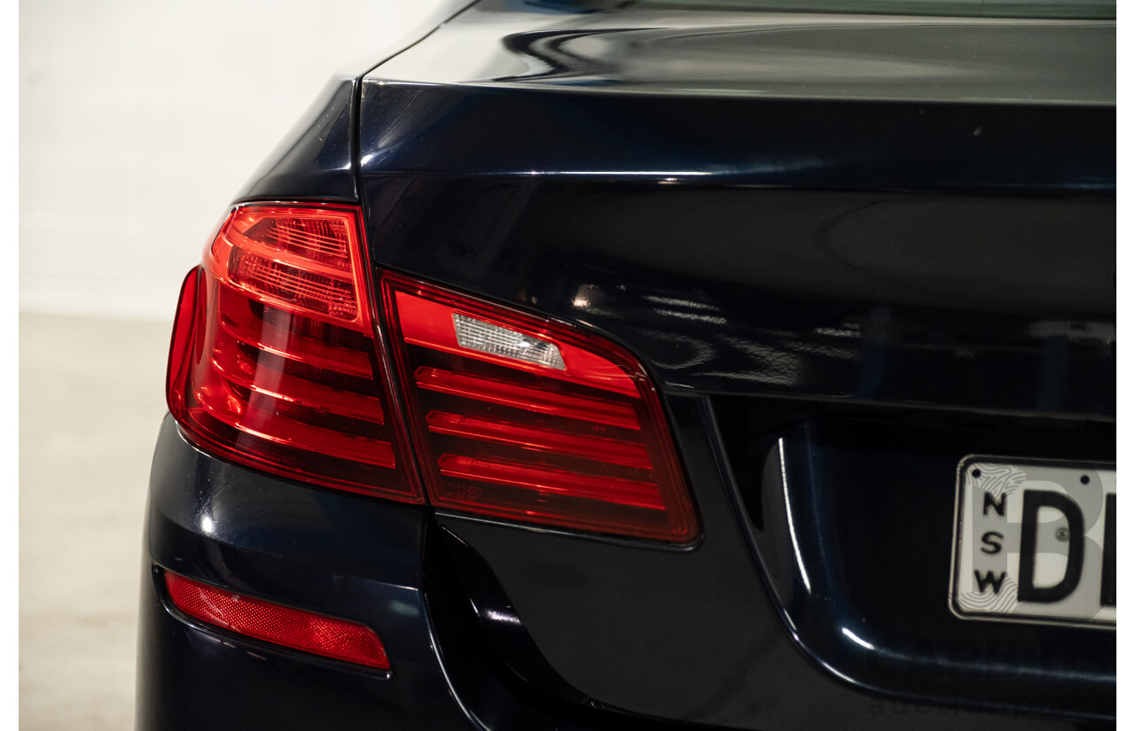 02/2016 BMW 520d M-Sport F10 MY17 4d Sedan Black Turbo Diesel 2.0L