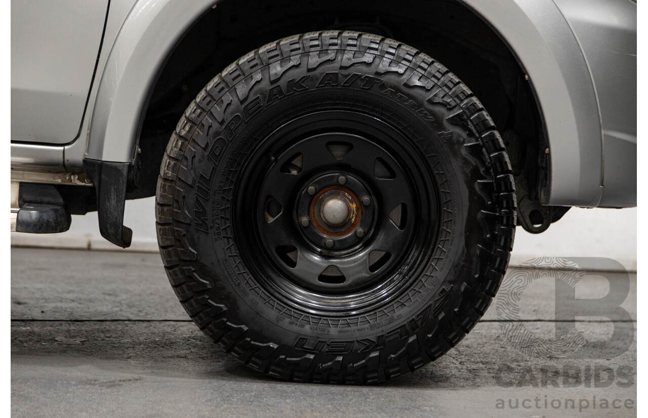 10/2015 Mitsubishi Triton GLX (4x4) MQ MY16 4d Dual Cab Utility Sterling Silver Metallic Turbo Diesel 2.4L