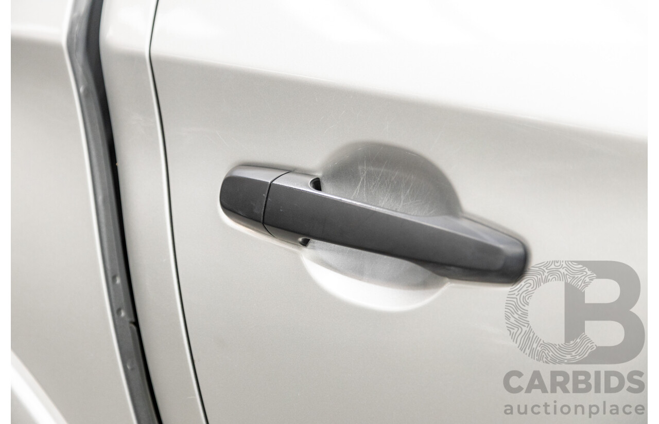 10/2015 Mitsubishi Triton GLX (4x4) MQ MY16 4d Dual Cab Utility Sterling Silver Metallic Turbo Diesel 2.4L