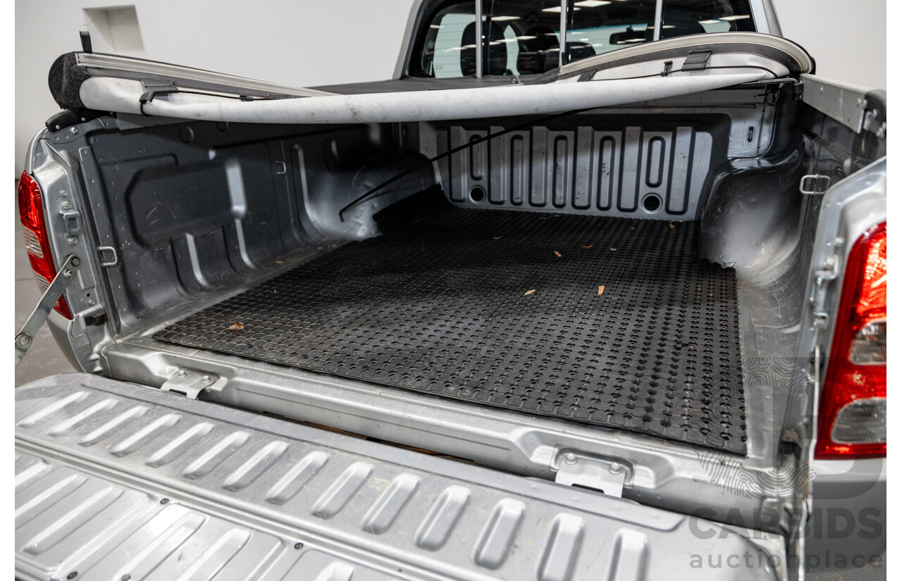 10/2015 Mitsubishi Triton GLX (4x4) MQ MY16 4d Dual Cab Utility Sterling Silver Metallic Turbo Diesel 2.4L