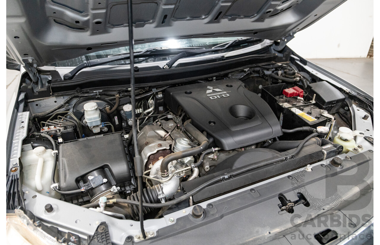 10/2015 Mitsubishi Triton GLX (4x4) MQ MY16 4d Dual Cab Utility Sterling Silver Metallic Turbo Diesel 2.4L