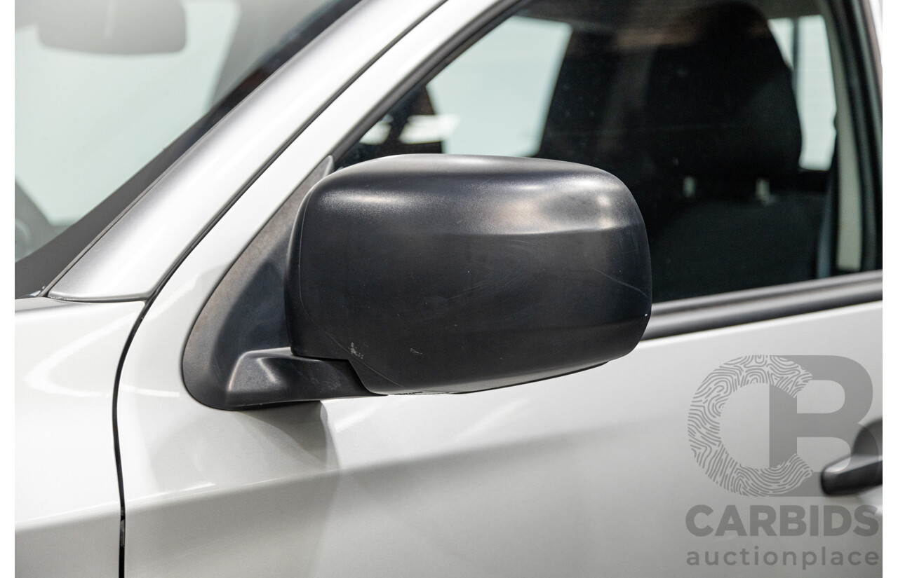 10/2015 Mitsubishi Triton GLX (4x4) MQ MY16 4d Dual Cab Utility Sterling Silver Metallic Turbo Diesel 2.4L