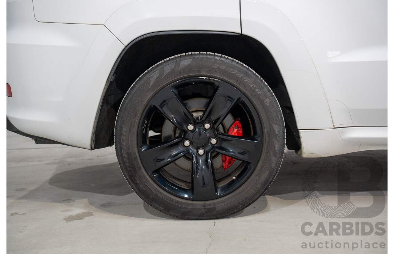 3/2015 Jeep Grand Cherokee SRT 8 (4x4) WK MY15 4d Wagon Bright White V8 6.4L