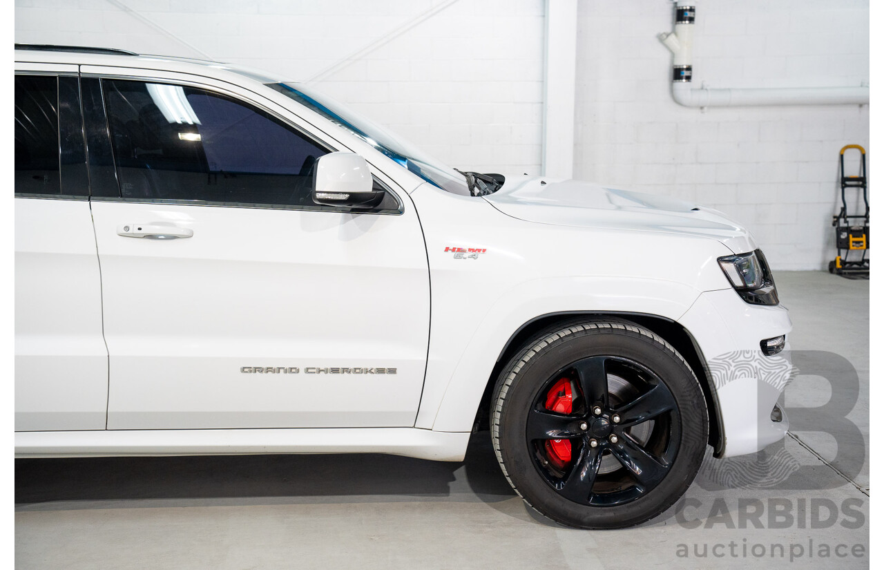 3/2015 Jeep Grand Cherokee SRT 8 (4x4) WK MY15 4d Wagon Bright White V8 6.4L