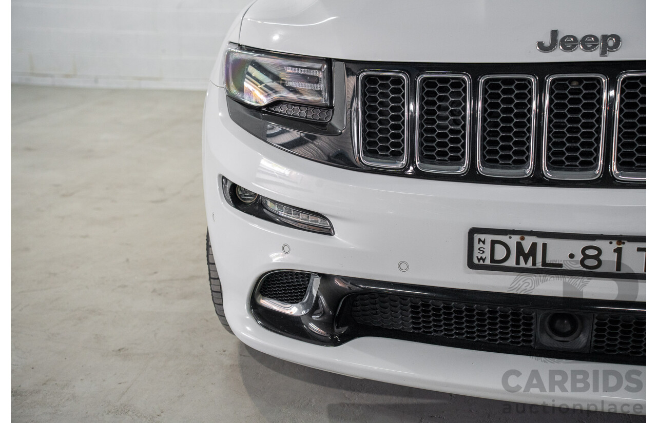 3/2015 Jeep Grand Cherokee SRT 8 (4x4) WK MY15 4d Wagon Bright White V8 6.4L
