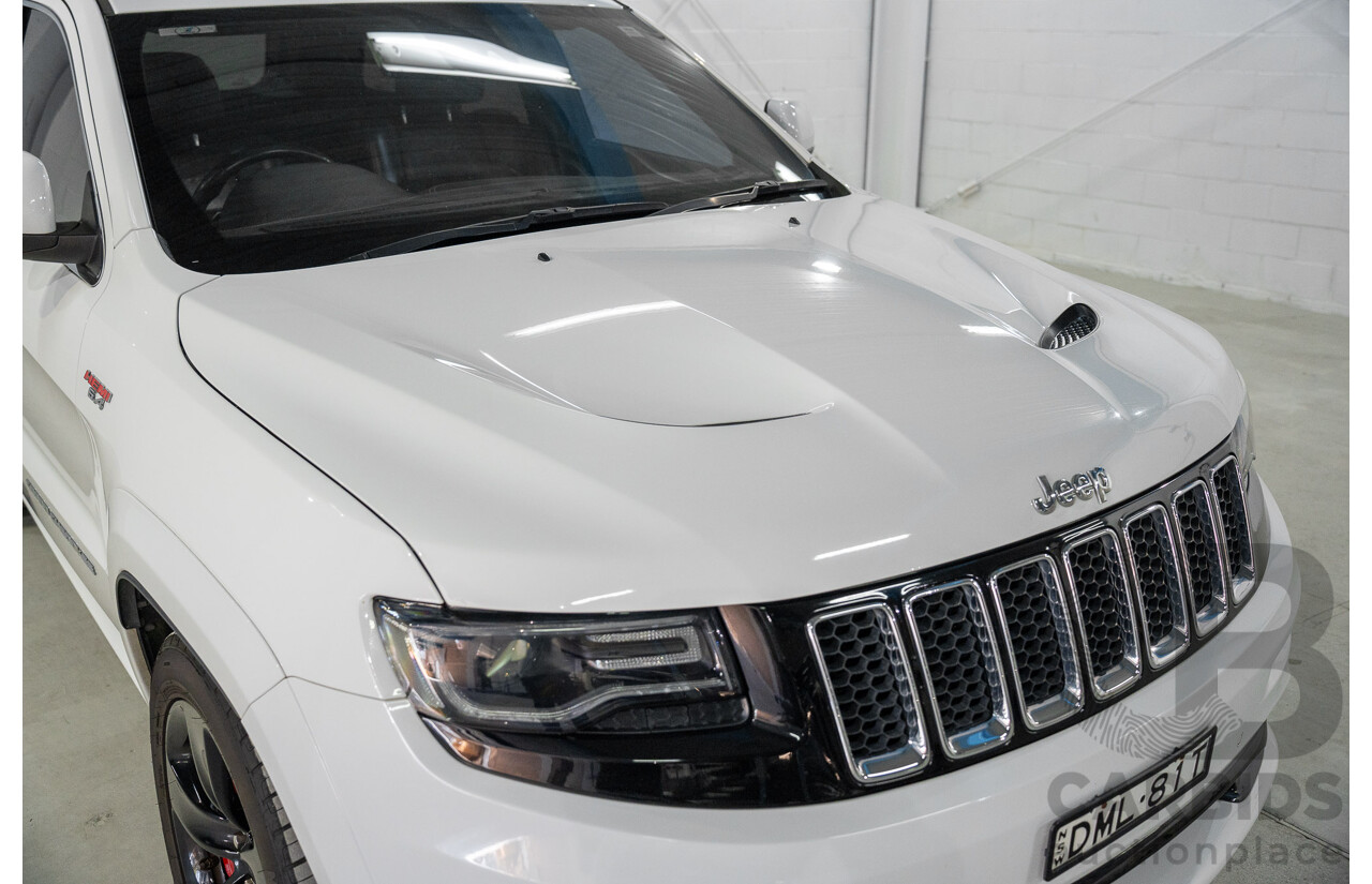 3/2015 Jeep Grand Cherokee SRT 8 (4x4) WK MY15 4d Wagon Bright White V8 6.4L