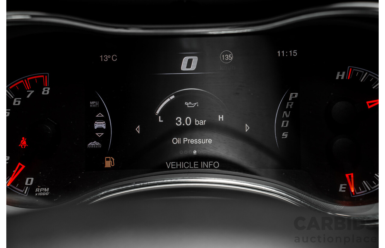 3/2015 Jeep Grand Cherokee SRT 8 (4x4) WK MY15 4d Wagon Bright White V8 6.4L