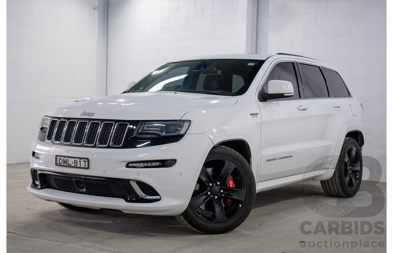 3/2015 Jeep Grand Cherokee SRT 8 (4x4) WK MY15 4d Wagon Bright White V8 6.4L