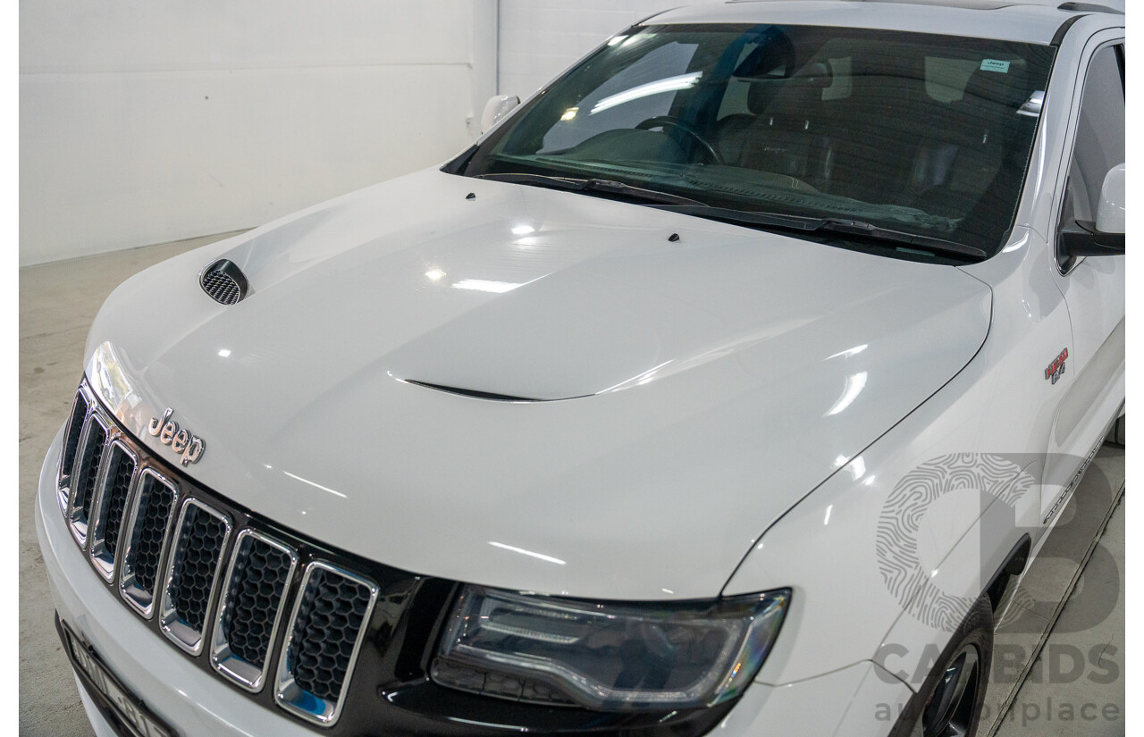 3/2015 Jeep Grand Cherokee SRT 8 (4x4) WK MY15 4d Wagon Bright White V8 6.4L