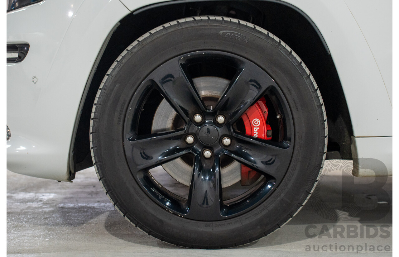 3/2015 Jeep Grand Cherokee SRT 8 (4x4) WK MY15 4d Wagon Bright White V8 6.4L