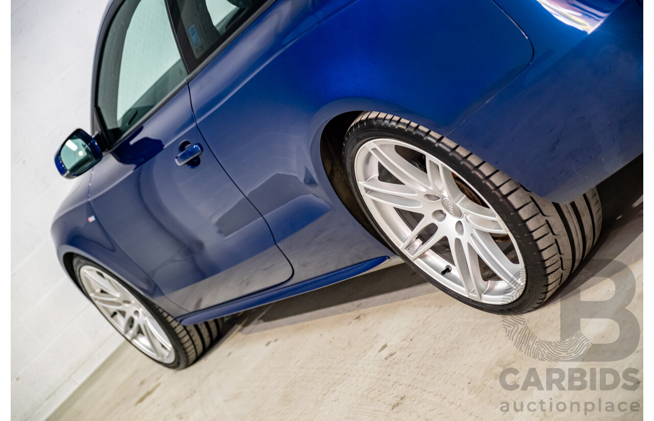7/2012 Audi A5 2.0 TFSI Quattro S-Line Package (AWD) 8T MY12 Upgrade 2d Coupe Scuba Blue Metallic Turbo 2.0L