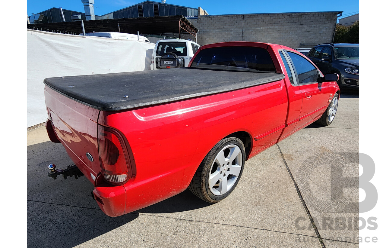 01/2002 Ford Falcon XR8 RWD AUII Utility Red 4.9L