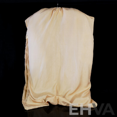 Vintage Cornelius Furs Sydney White Mink Stole with Detachable Tassels in  Original Silk Zip Bag