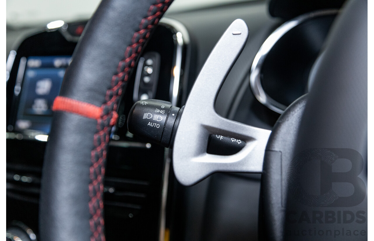 12/2013 Renault Clio RS 200 Sport X98 5d Hatchback Liquid Yellow Metallic Turbo 1.6L