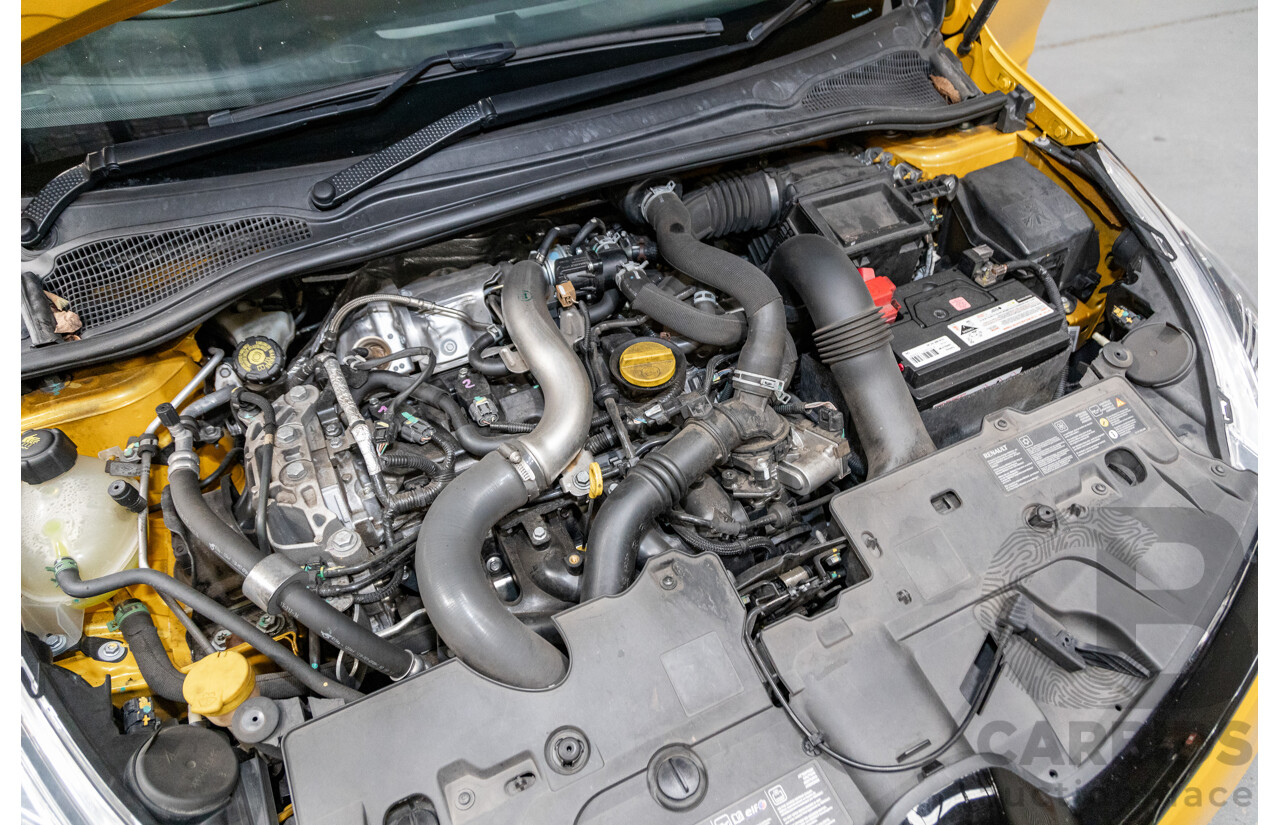 12/2013 Renault Clio RS 200 Sport X98 5d Hatchback Liquid Yellow Metallic Turbo 1.6L