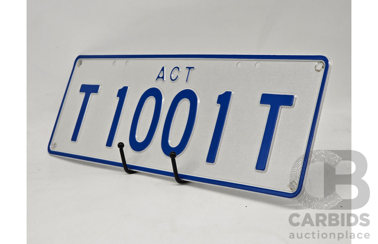 ACT TRAILER Numberplate -  T1001T