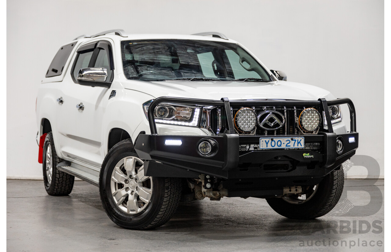 07/2020 Saic Motors LDV T60 Luxe (4x4) SK8C MY20 4d Dual Cab Blanc White Turbo Diesel 2.8L