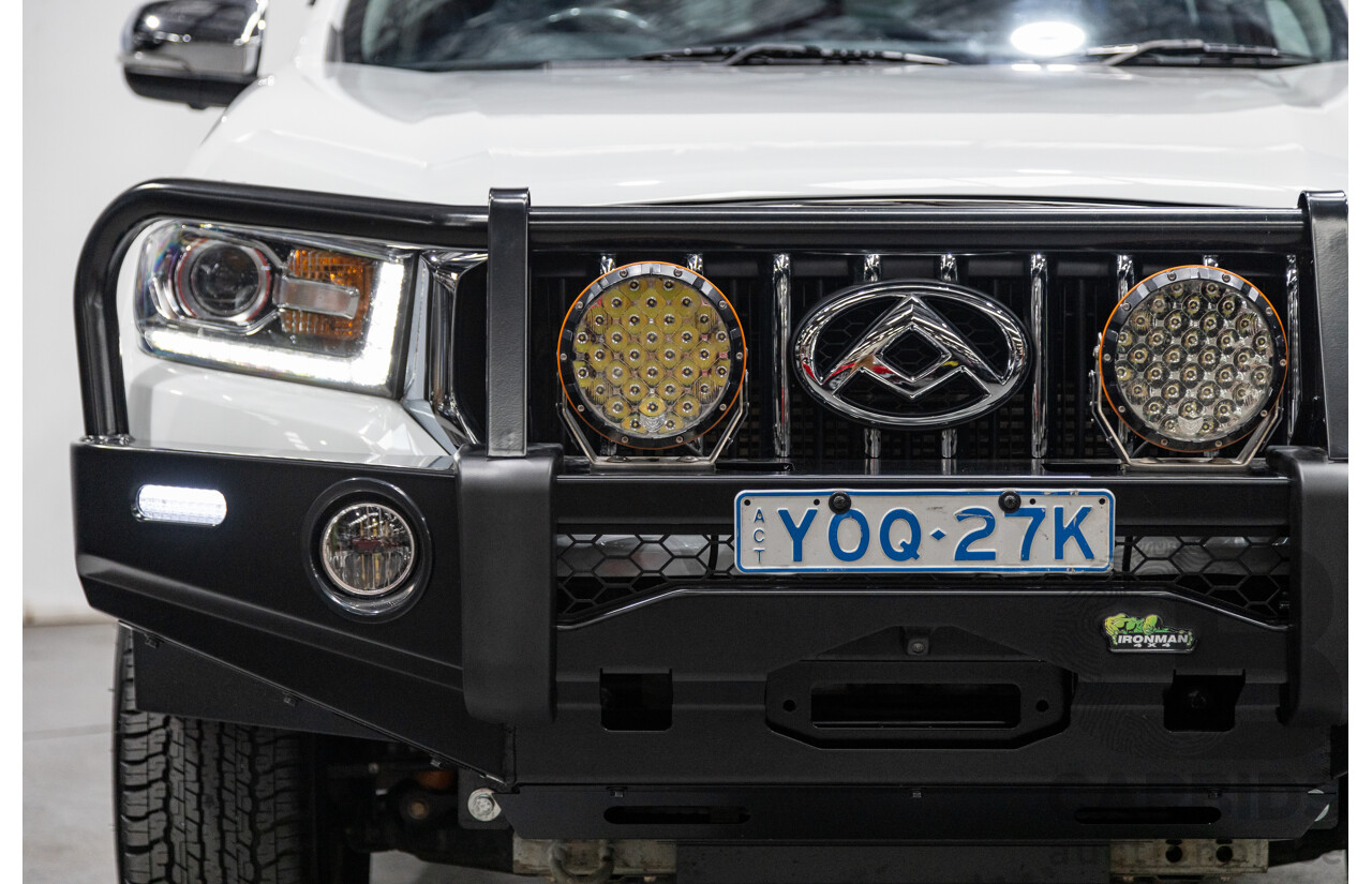 07/2020 Saic Motors LDV T60 Luxe (4x4) SK8C MY20 4d Dual Cab Blanc White Turbo Diesel 2.8L