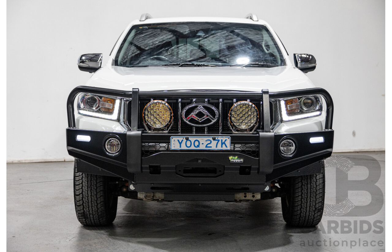 07/2020 Saic Motors LDV T60 Luxe (4x4) SK8C MY20 4d Dual Cab Blanc White Turbo Diesel 2.8L