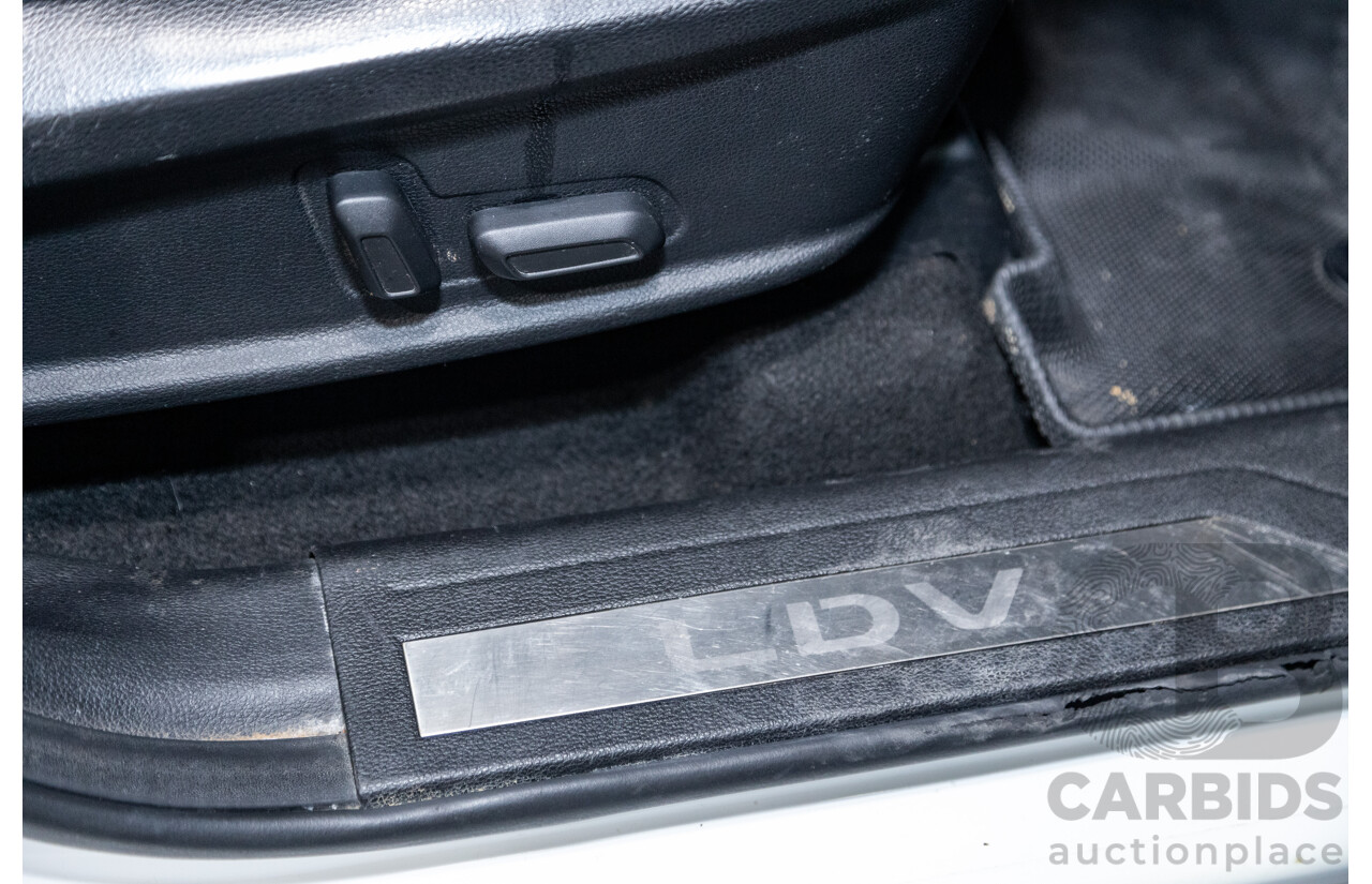 07/2020 Saic Motors LDV T60 Luxe (4x4) SK8C MY20 4d Dual Cab Blanc White Turbo Diesel 2.8L