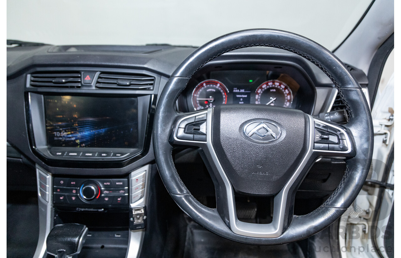 07/2020 Saic Motors LDV T60 Luxe (4x4) SK8C MY20 4d Dual Cab Blanc White Turbo Diesel 2.8L