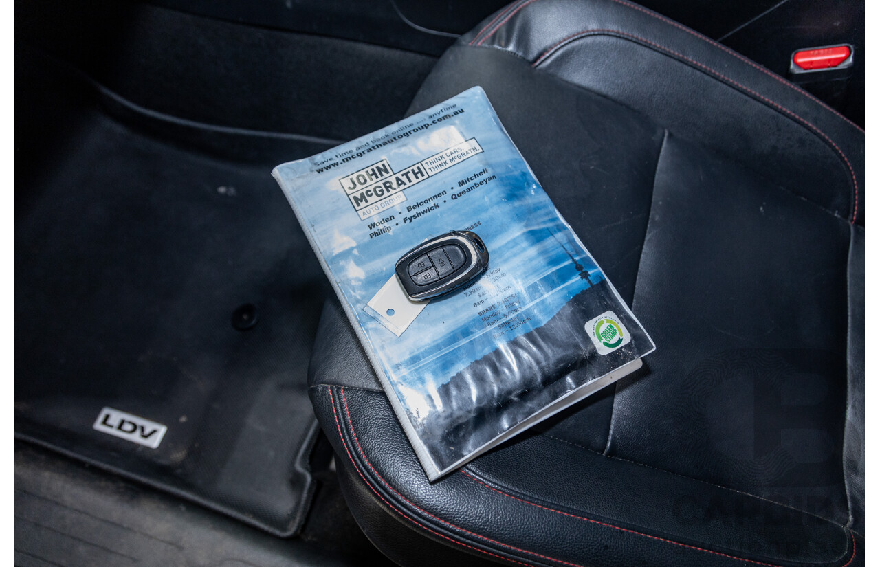 07/2020 Saic Motors LDV T60 Luxe (4x4) SK8C MY20 4d Dual Cab Blanc White Turbo Diesel 2.8L