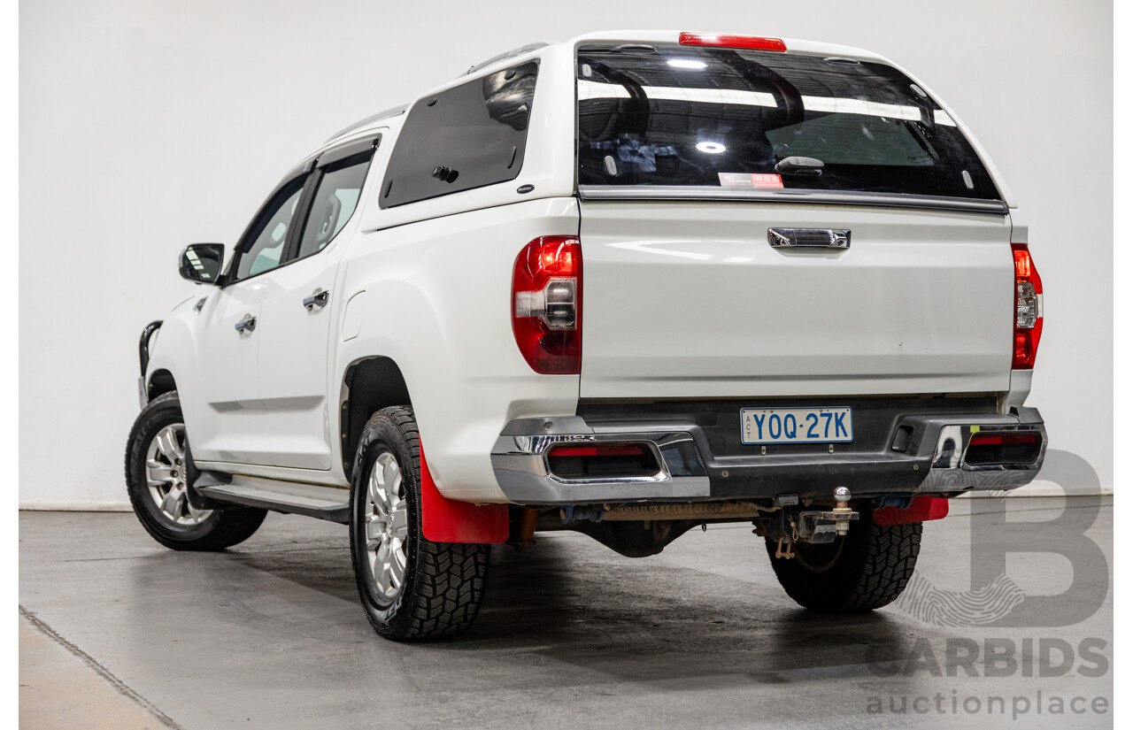 07/2020 Saic Motors LDV T60 Luxe (4x4) SK8C MY20 4d Dual Cab Blanc White Turbo Diesel 2.8L