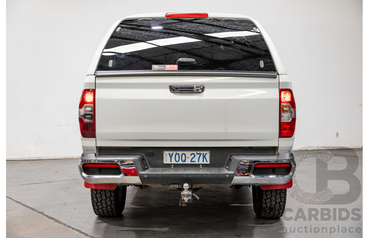 07/2020 Saic Motors LDV T60 Luxe (4x4) SK8C MY20 4d Dual Cab Blanc White Turbo Diesel 2.8L