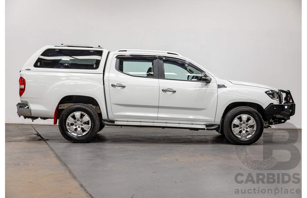 07/2020 Saic Motors LDV T60 Luxe (4x4) SK8C MY20 4d Dual Cab Blanc White Turbo Diesel 2.8L